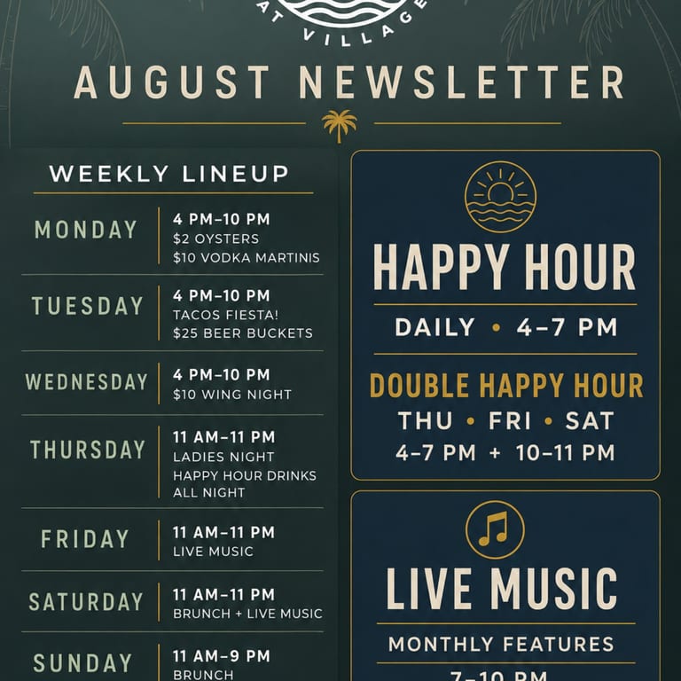 August Announcements