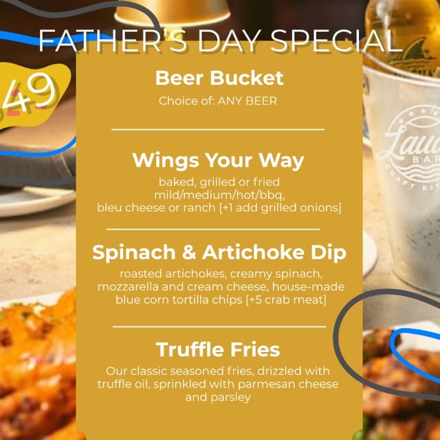 Celebrate Father's Day @ Laudy Bar!