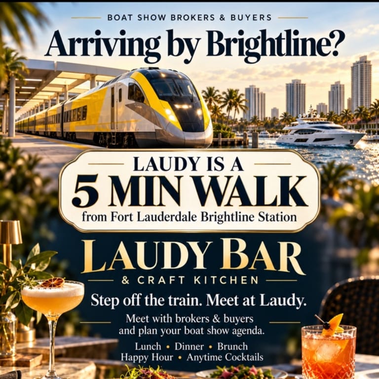 Make Laudy Your Boat Show Meeting Spot