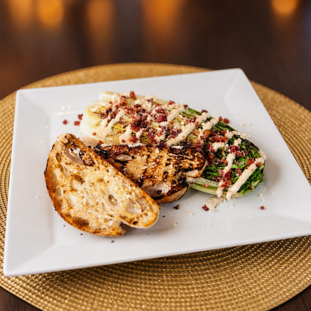 Charred Caesar Salad.
