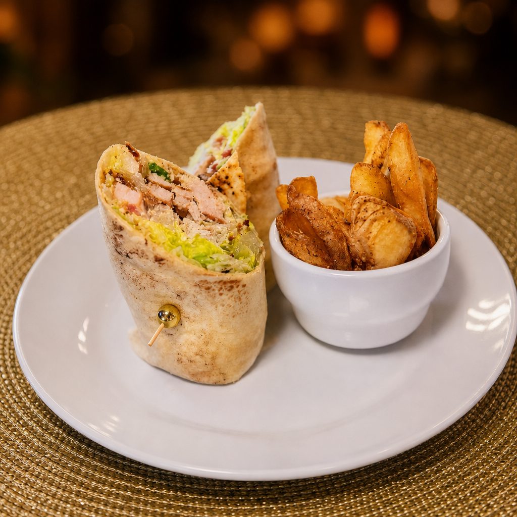Chicken Caesar Wrap.