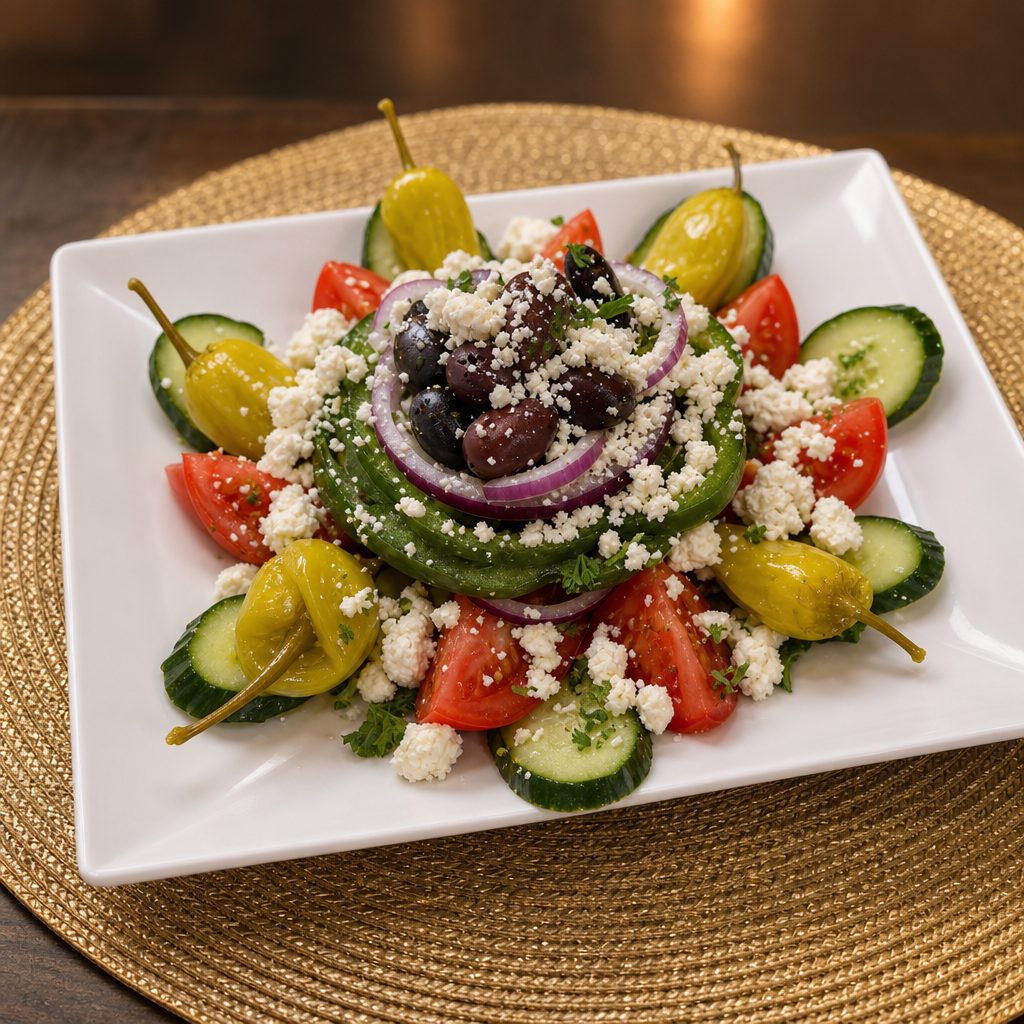 Traditional Greek Salad.