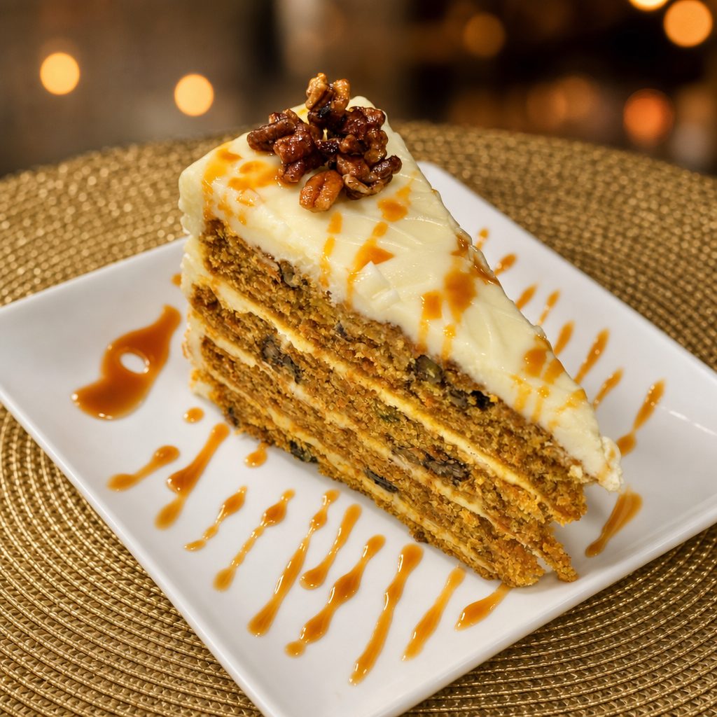 Chunky Carrot Cake.