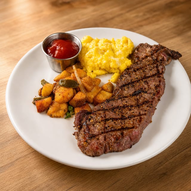 Steak & Eggs.