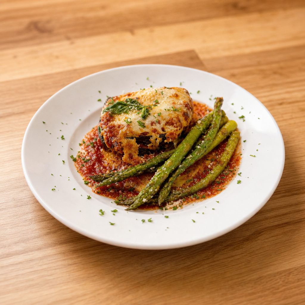 Madchef Eggplant Parm.