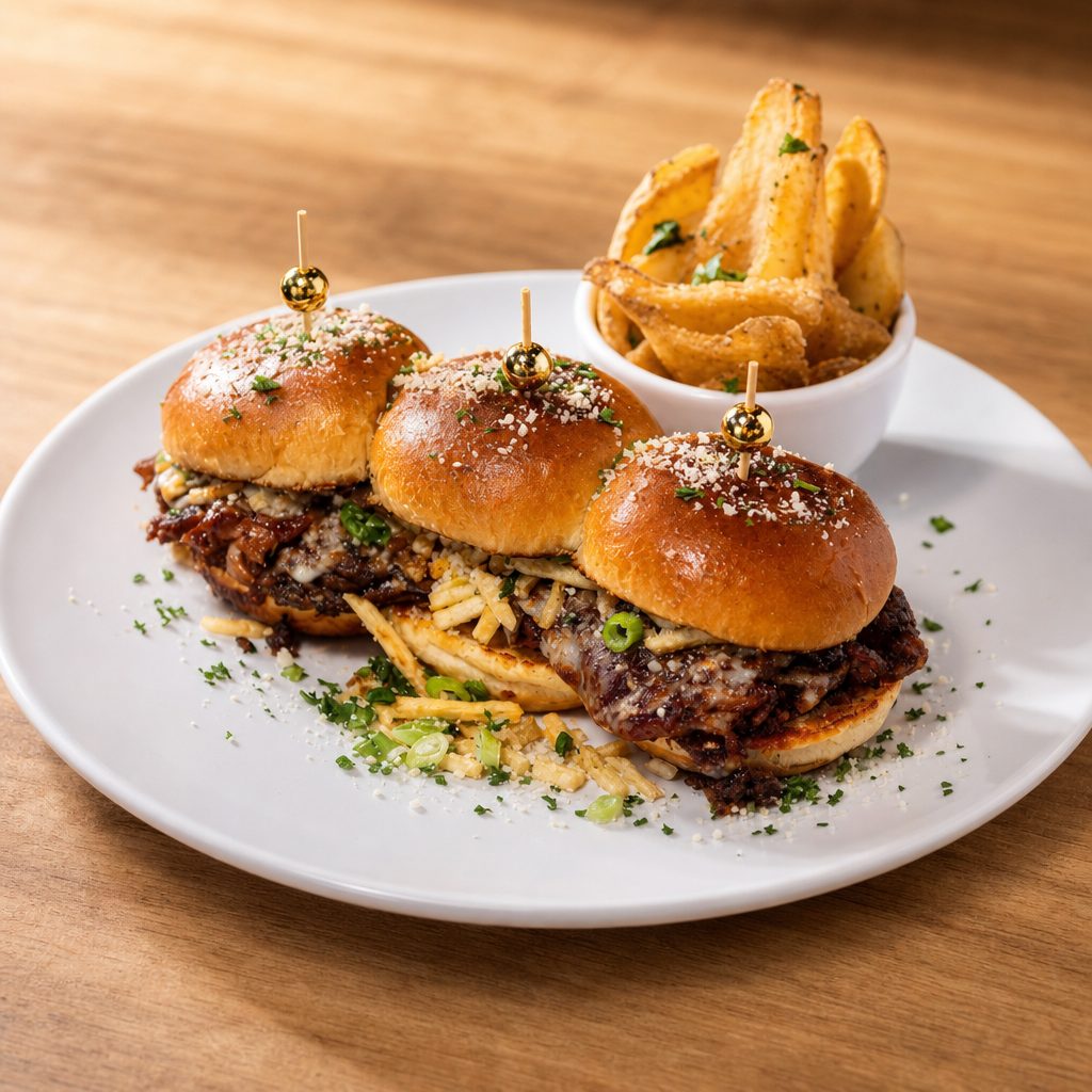 Pork Chorizo Sliders.