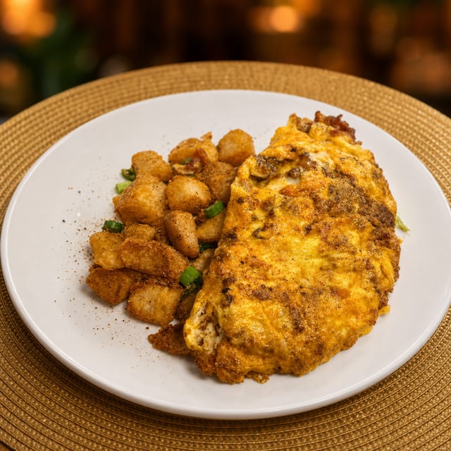 Meat Lovers Omelet.