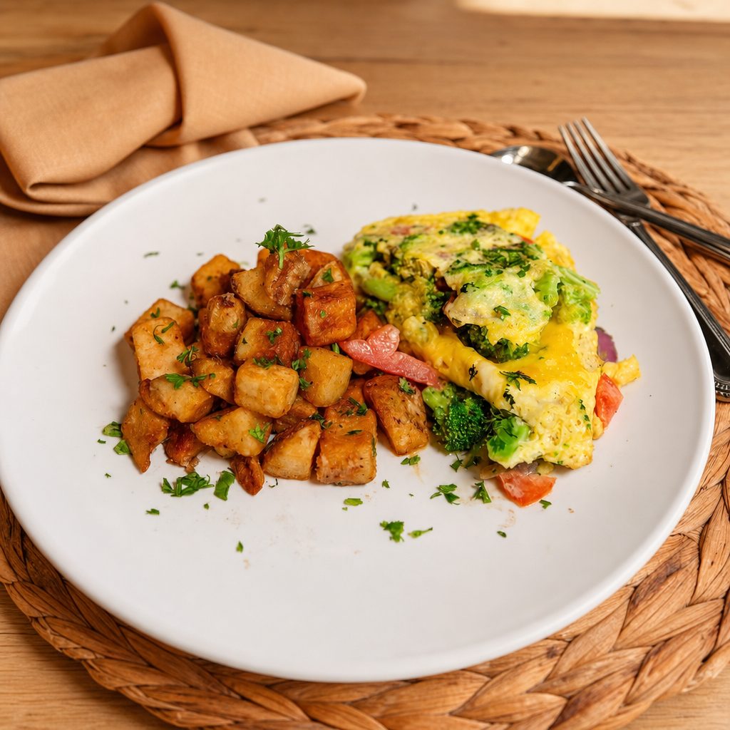 Veggie Omelet.