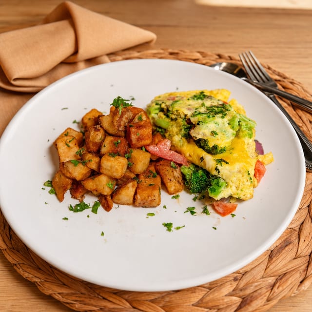 Veggie Omelet.