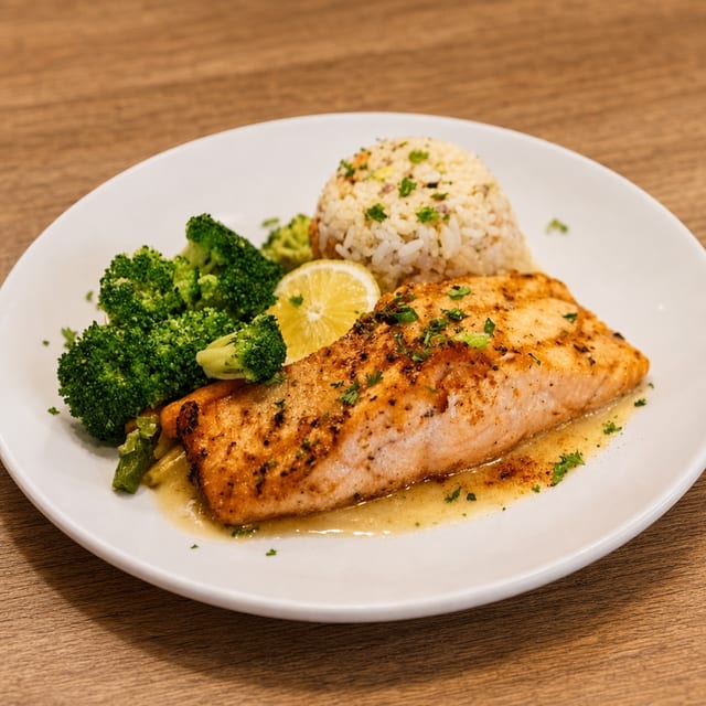 Baked Salmon.