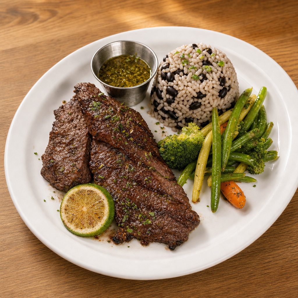 Chimichurri Skirt Steak.