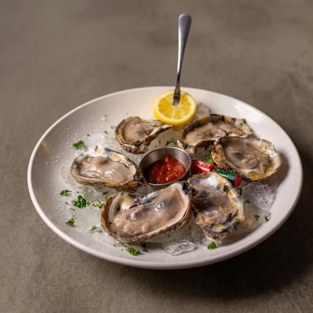½ Dozen Bluepoint Oysters.