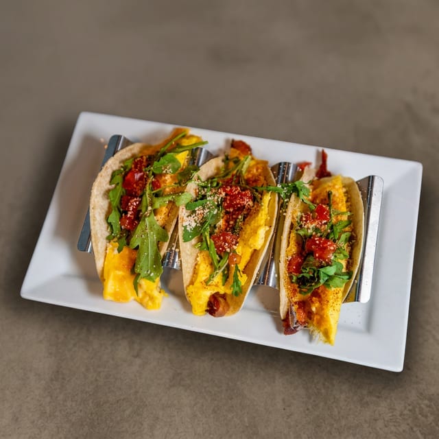 Breakfast Taco Trio.