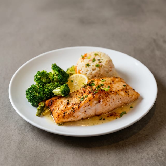 Baked Salmon.