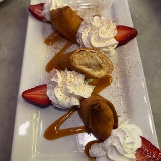 Fried Banana Cheesecake